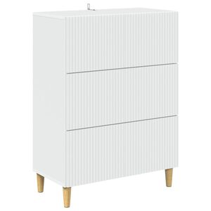 vidaXL Ladenkast Wit 66 x 34,5 x 90 cm Bewerkt hout