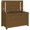 vidaXL Bankje 80x41x77 cm massief grenenhout honingbruin