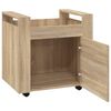vidaXL Bureaukastje 60x45x60 cm bewerkt hout sonama eikenkleurig