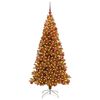 vidaXL Kerstboom met 300 LED met standaard Goud 180 cm PET