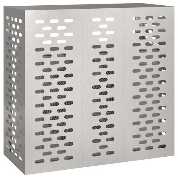 vidaXL Airconditioner hoes Zilver 110 x 50 x 105 cm Roestvrij staal
