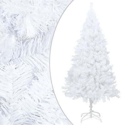 vidaXL Kunstkerstboom met verlichting dikke takken 150 cm wit