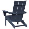 vidaXL Vouw Adirondack Stoel Marineblauw 80,5 x 74,5 x 92 cm HDPE
