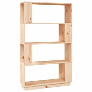 vidaXL Boekenkast/kamerscherm 80x25x132 cm massief grenenhout