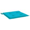 vidaXL Tuinstoelkussens 6 st 50x50x4 cm stof turquoise