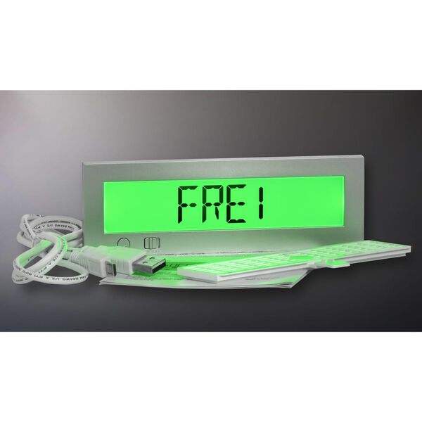 MOEDEL Schuifbord vrij/bezet LED digitaal 5x15x1,4 cm