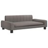 vidaXL Kinderbank 90x53x30 cm stof taupe