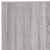 vidaXL 4-delige Tv-wandmeubelset bewerkt hout grijs sonoma