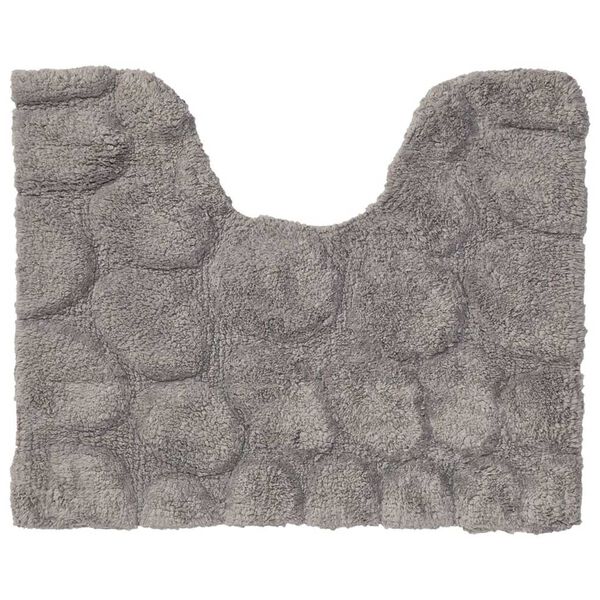 Sealskin Toiletmat Pebbles 50x60 cm katoen grijs