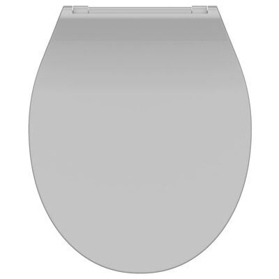 Keizer Hoeveelheid van Aankoop SCHÜTTE Toiletbril met soft-close SLIM GREY duroplast grijs online kopen |  vidaXL.be