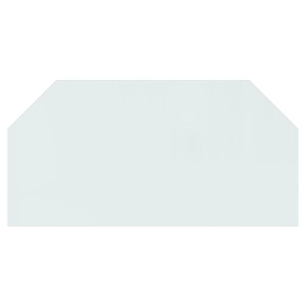 vidaXL Glasplaat openhaard zeshoekig 120x60 cm