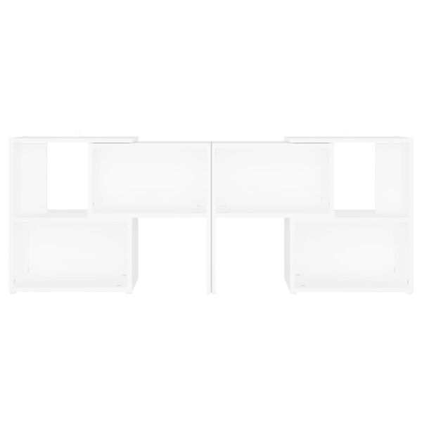 vidaXL Tv-meubel 104x30x52 cm bewerkt hout wit