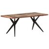 vidaXL Eettafel 180x90x76 cm massief gerecycled hout