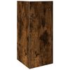 vidaXL Bijzettafels 2 st met plank 25,5x27x60 cm gerookt eikenkleurig