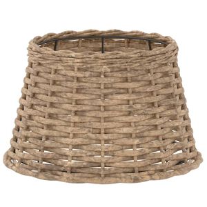 vidaXL Lampenkap &Oslash;38x23 cm wicker bruin