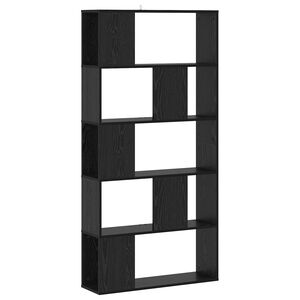vidaXL Boekenkast Zwart eiken 80,5 x 23,5 x 162,5 cm PB