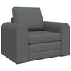 vidaXL Vouwsofa Bed Donkergrijs 98 x 71 x 83 cm Stof