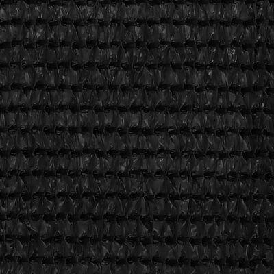 vidaXL Balkonscherm 90x400 cm HDPE zwart