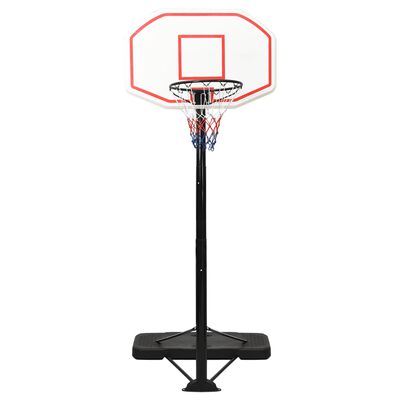vidaXL Basketbalstandaard 258-363 cm polyetheen wit