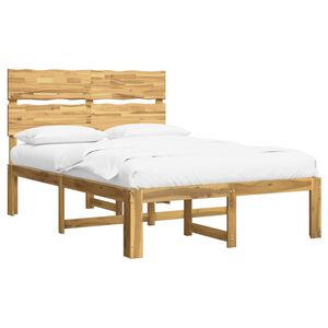 vidaXL Tweepersoonsbed met hoofdeinde ROSTOCK Wit 160 x 200 cm