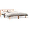 vidaXL Bedframe zonder matras massief grenenhout wasbruin 150x200 cm