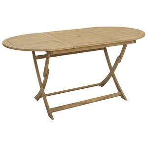 vidaXL Tuintafel inklapbaar 160x85x75 cm massief acaciahout