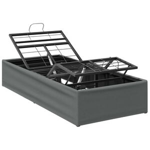 vidaXL Elektrisch Verstelbaar Bedframe Donkergrijs 200 x 80 x 33,5 cm