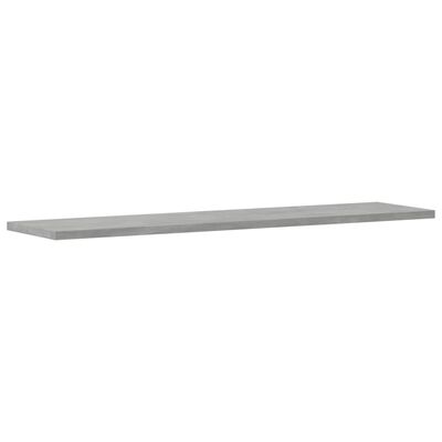 vidaXL Wandschappen 4 st 80x20x1,5 cm bewerkt hout betongrijs