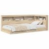 vidaXL Boekenkast Bed Sonoma eiken 100 x 200 cm Bewerkt hout