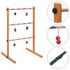 vidaXL Laddergolf hout
