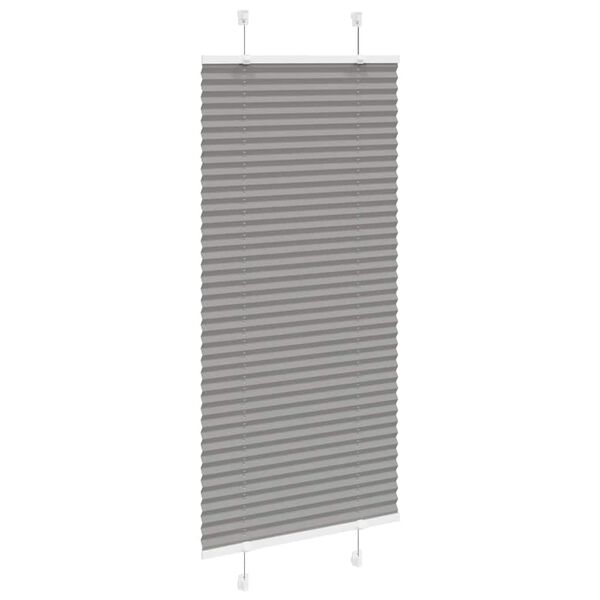 vidaXL Pliss&eacute; rolgordijn 60x150 cm stofbreedte 59,4 cm antraciet