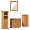 vidaXL Badkamermeubelset VIGO 4 st Honingbruin 37 x 34 x 110 cm