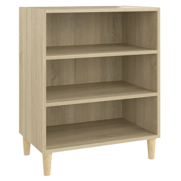 vidaXL Dressoir 57x35x70 cm bewerkt hout sonoma eikenkleurig