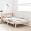 vidaXL Bedframe Bruin 80 x 200 cm Massief grenenhout