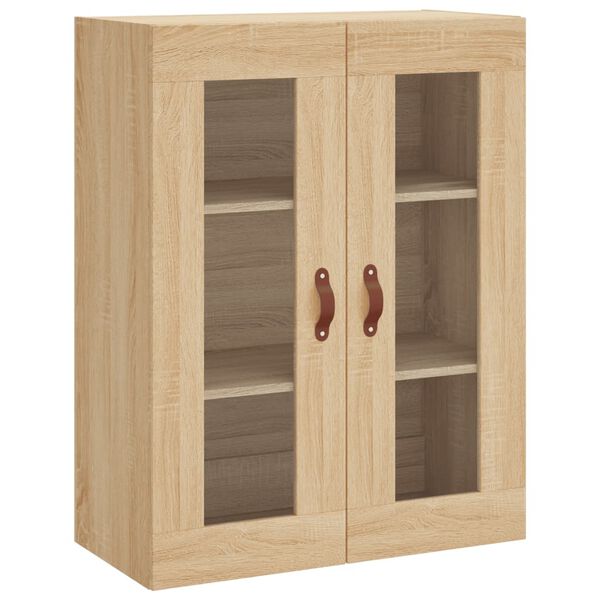 vidaXL Wandkast 69,5x34x90 cm sonoma eikenkleurig