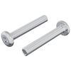 vidaXL Slotschroef Effen 2 st Zilver M6 x 35 mm Staal