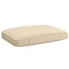 vidaXL Bankstel met kussen Effen 5 pcs Beige Massief Acaciahout