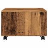vidaXL Salontafel 60x60x38 cm bewerkt hout oud houtkleurig