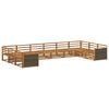 vidaXL Sofa-Sets 10 pcs Massief Acaciahout