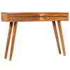vidaXL Wandtafel met bewerkte lades 118x30x80 cm massief acaciahout