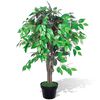 vidaXL Kunst vijgenboom met pot 90 cm