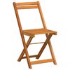 vidaXL Bistroset 5 pcs Olie naturel Massief Acaciahout
