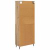 vidaXL Hoge kast met lade Artisan Eiken 69,5 x 34 x 180 cm