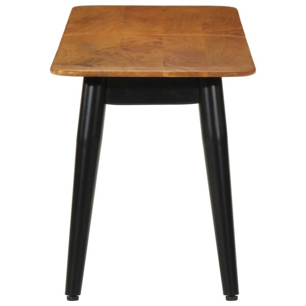 vidaXL Bankje 160x40x45 cm massief mangohout en ijzer