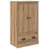vidaXL Highboard Artisan Eiken 60 x 35,5 x 103,5 cm Bewerkt hout