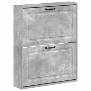vidaXL Wandgemonteerde Schoenkast UTRECHT 71 x 17 x 86 cm Bewerkt hout