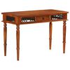 vidaXL Bureau met lade 110x50x76 cm massief acaciahout