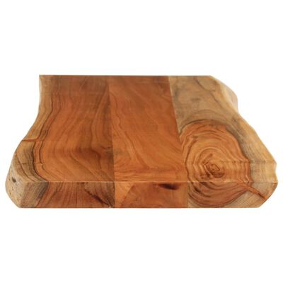 vidaXL Tafelblad rechthoekig natuurlijke rand 100x40x3,8 cm acaciahout