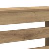 vidaXL Radiatorombouw 175x20x82 cm bewerkt hout artisanaal eikenkleur