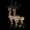vidaXL Kerstversiering rendier 2 st meerkleurig 128 cm acryl